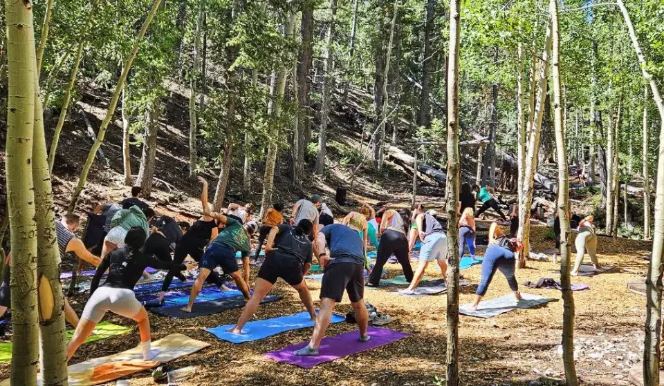 Scenic Yoga Classes Return To Lee Canyon This May For Only $10