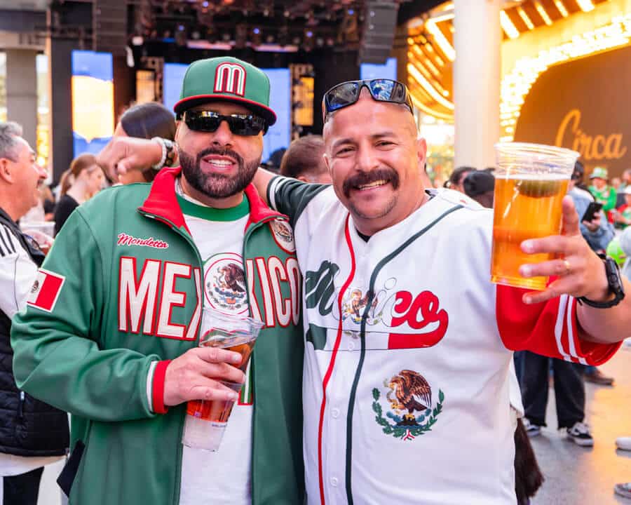 2 men at a Cinco de Mayo party