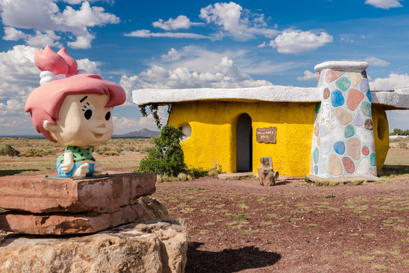 La casa de los Picapiedra en Bedrock City