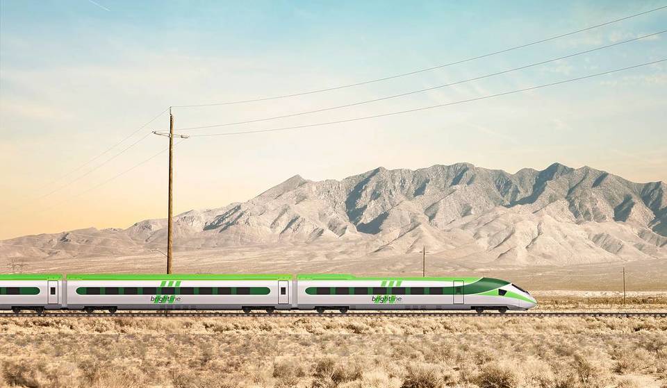 The long-awaited Brightline West railway will connect Vegas to L.A. in just 2 hours, hitting 200 mph straight down the I-15 median