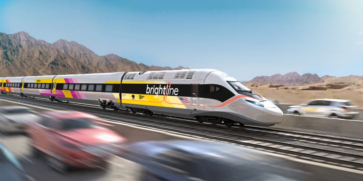 a future electric train connecting Vegas to L.A.