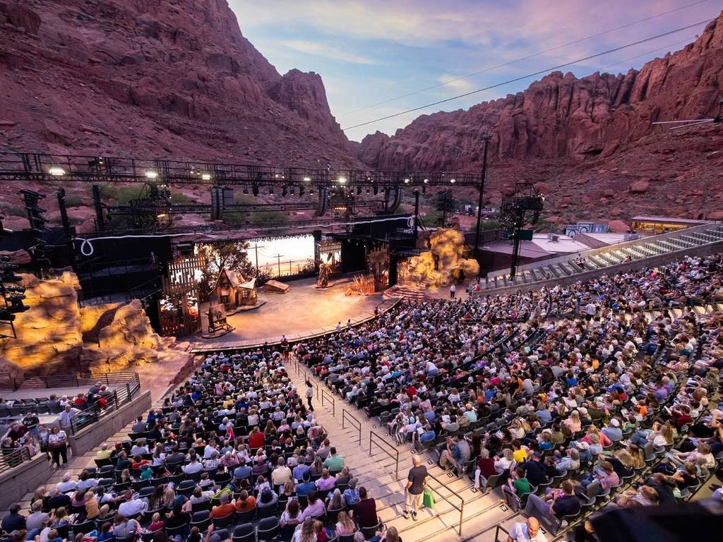 teatro al aire libre en Utah Centro Tuacahn