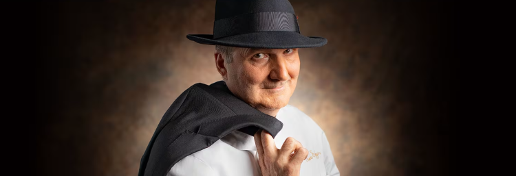 Retrato del chef de Sinatra, Theo Schoenegger