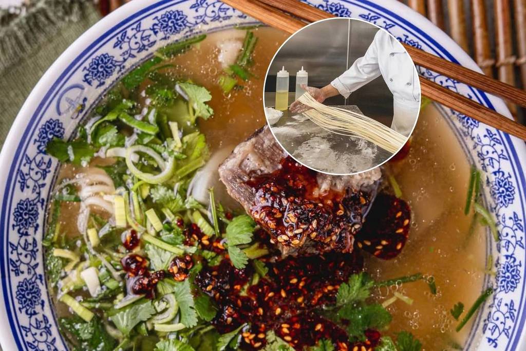 Sopa china de fideos
