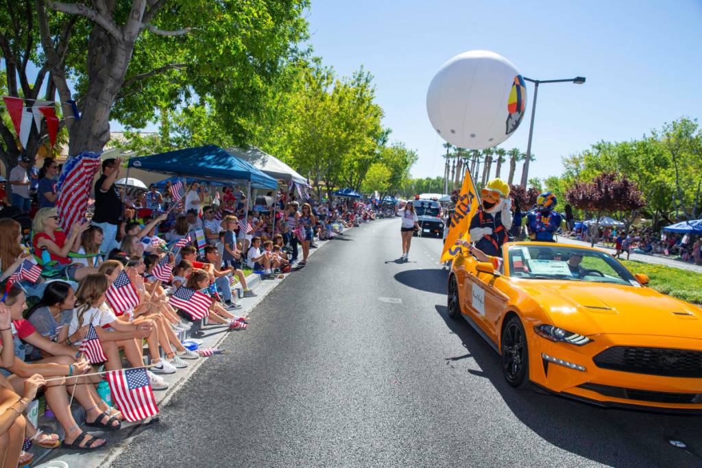 pop-culture at a 4th of July parade