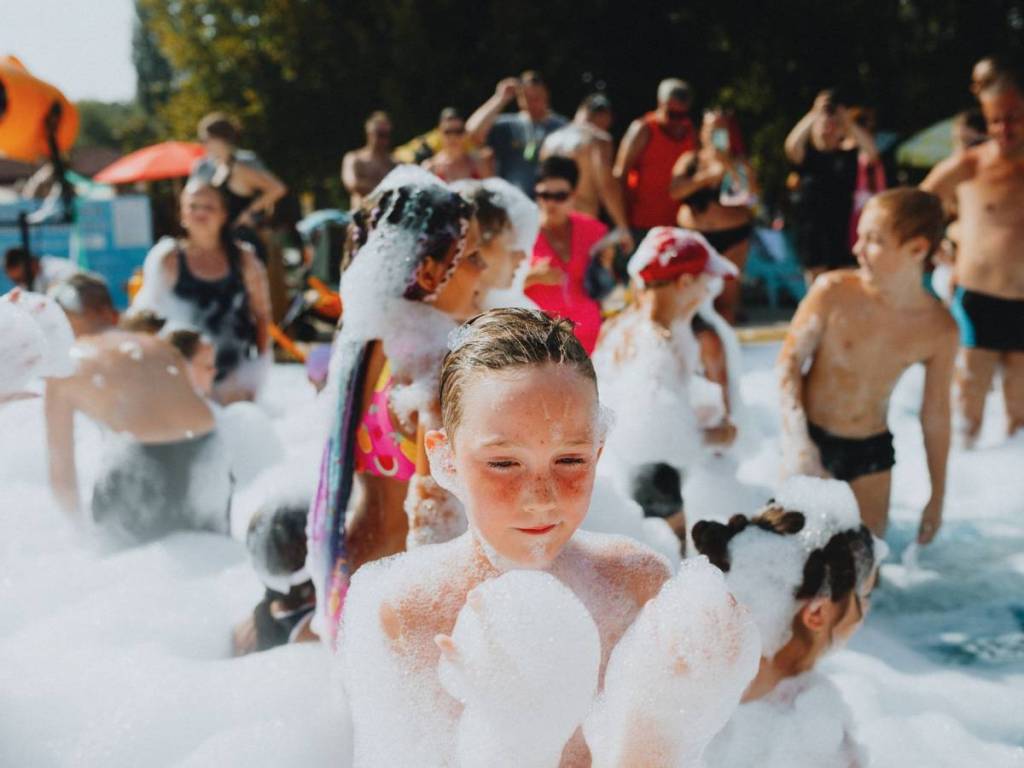 a children pool party