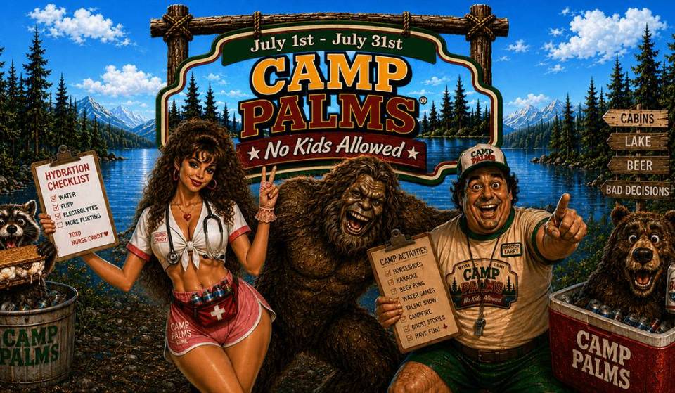 Forget traditional Vegas glitz: a new summer camp speakeasy launches at Palms Casino Resort with spiked Capri-Suns