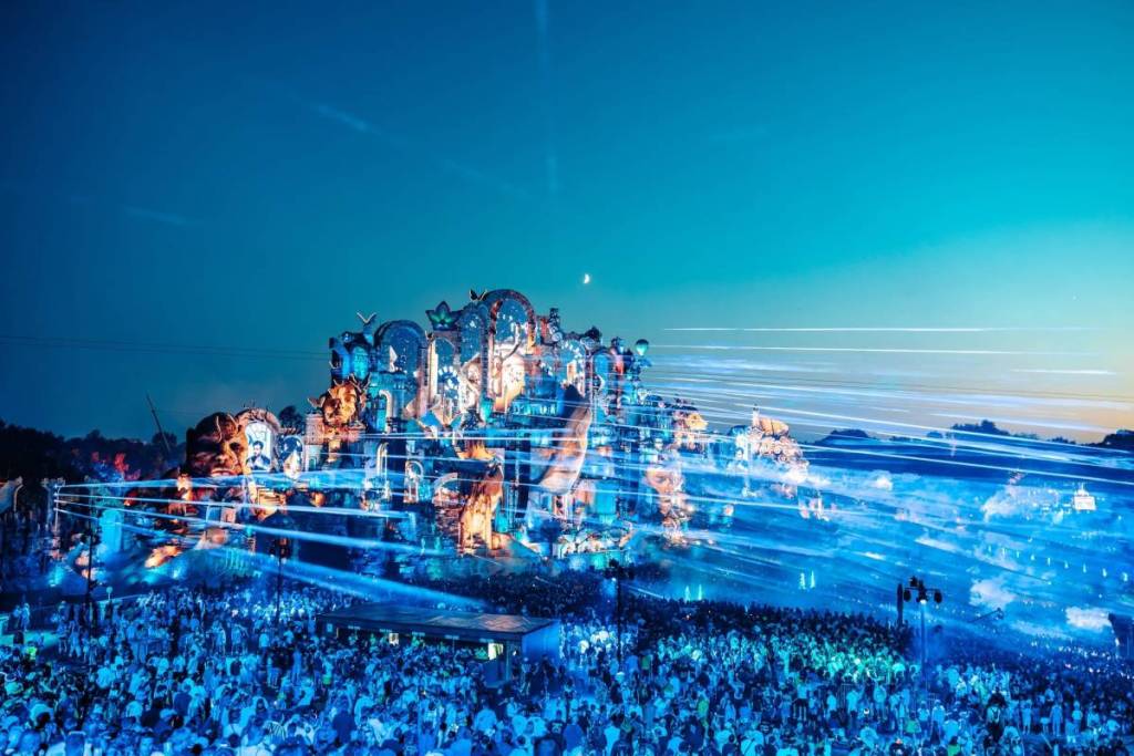 Tomorrowland stage in Belgium