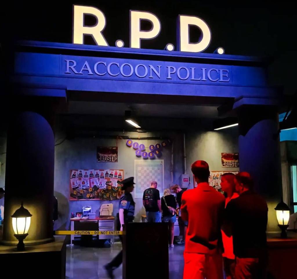 people visiting a horror experience at AREA15 in Vegas