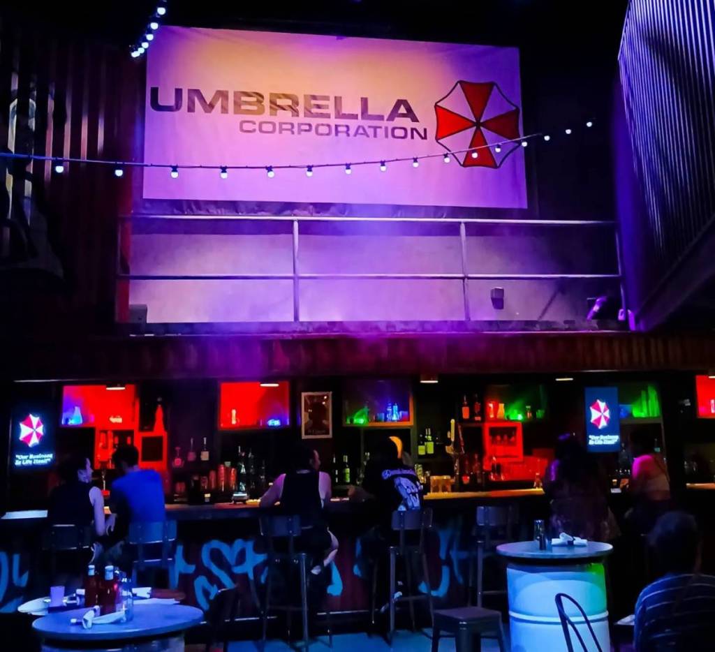 bar at Resident Evil experience at AREA15