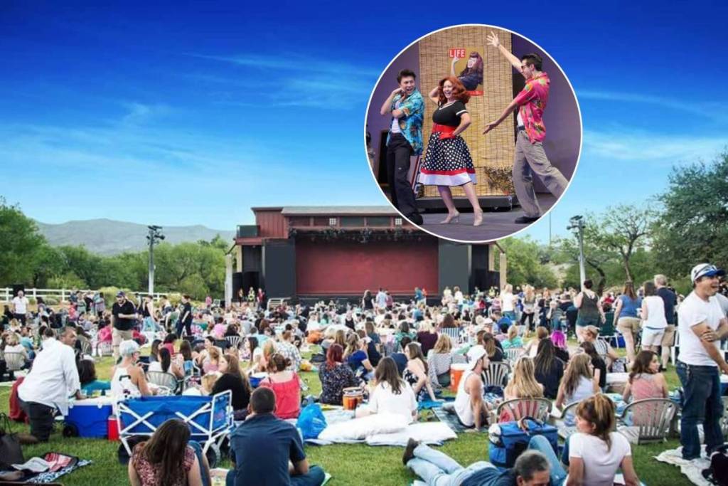 un teatro de verano al aire libre