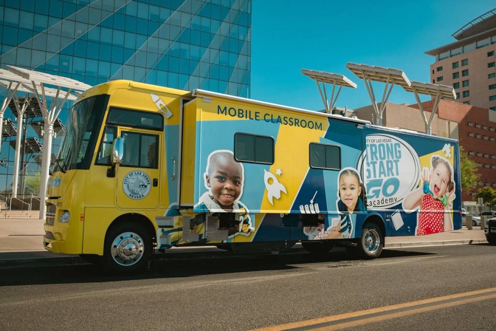 programa de escuela móvil en Las Vegas