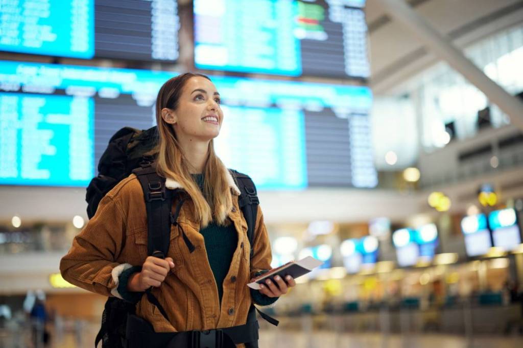 woman at the airport