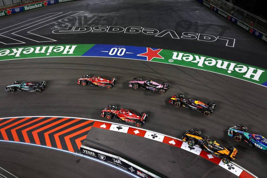 F1 race in Las Vegas