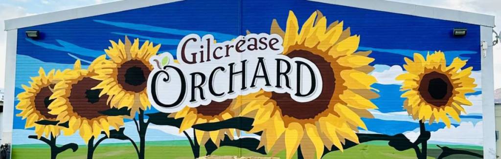 a wall that says gilcrease orchard