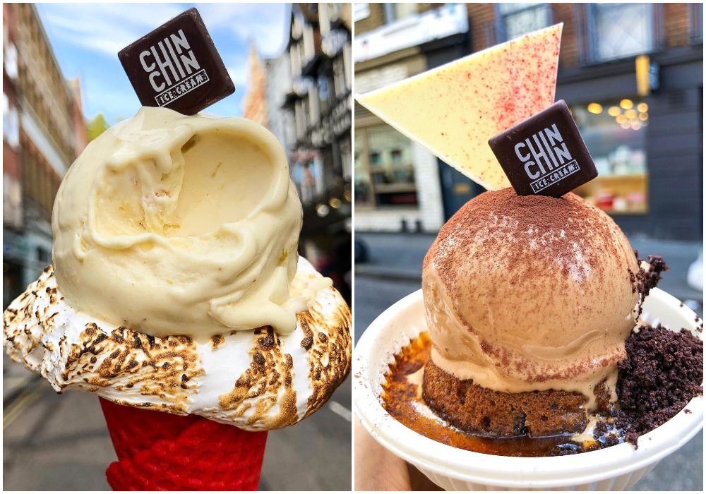 Dessert Bar With Liquid Nitrogen Ice Cream