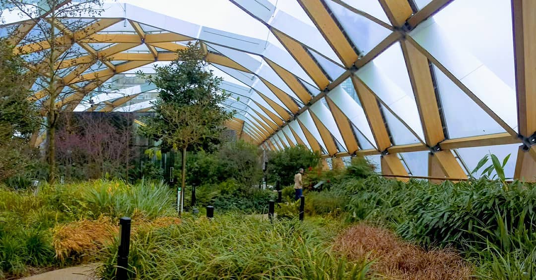 Crossrail Place Roof Garden: Peaceful Park With A Street Food Hall
