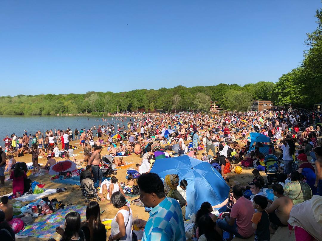 Ruislip Lido Beach