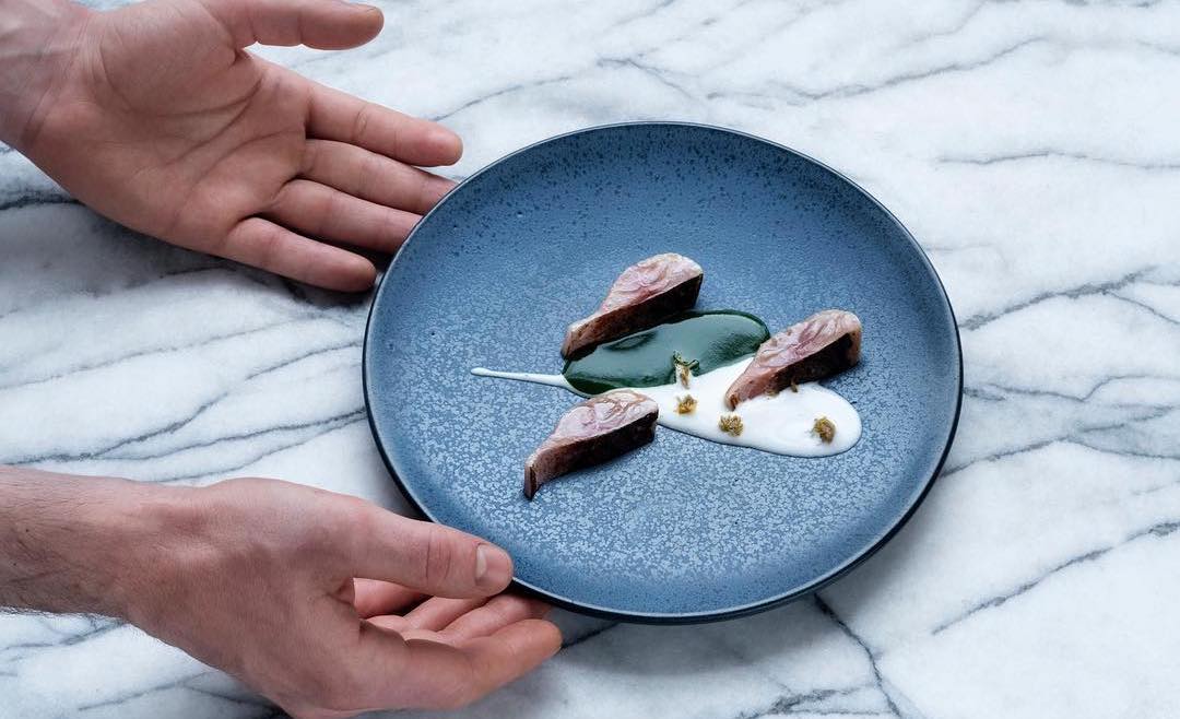 A delicious plate of food served the Michelin-starred Clove Club