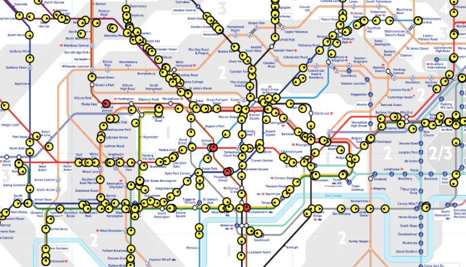 This Live Tube Map Will Show You Exactly Where All Of The Trains Are Right Now