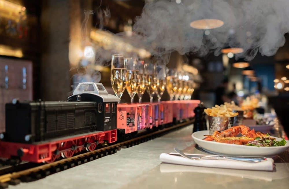 Champagne Train Get Limitless Fizz Delivered By Train At This Brunch