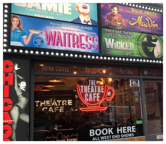 The Theatre Cafe London's AllSinging, AllDancing TheatreThemed Cafe