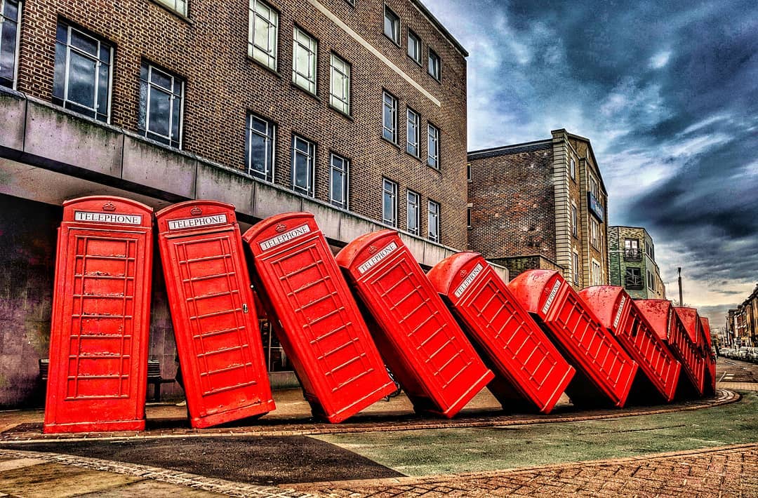 Out Of Order London's Iconic Telephone Box Sculpture Has Had A Refurb