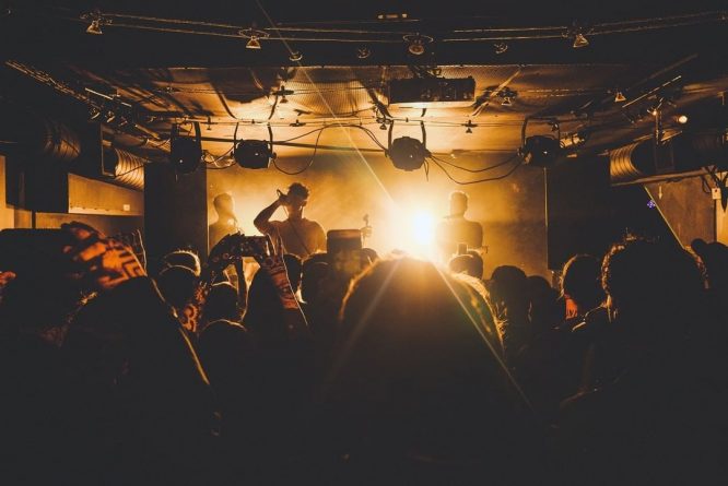A band playing at West London's famous Notting Hill Arts Club