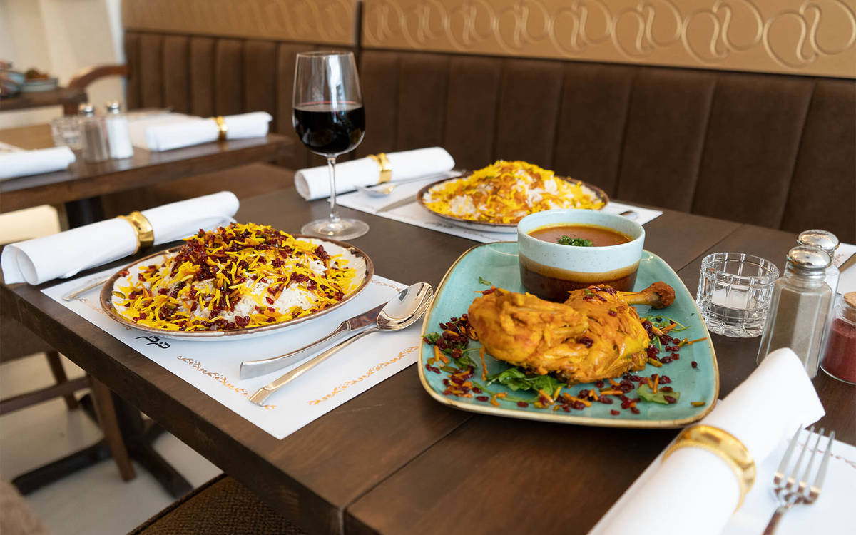 Photograph of the food served at Bibi Kitchen