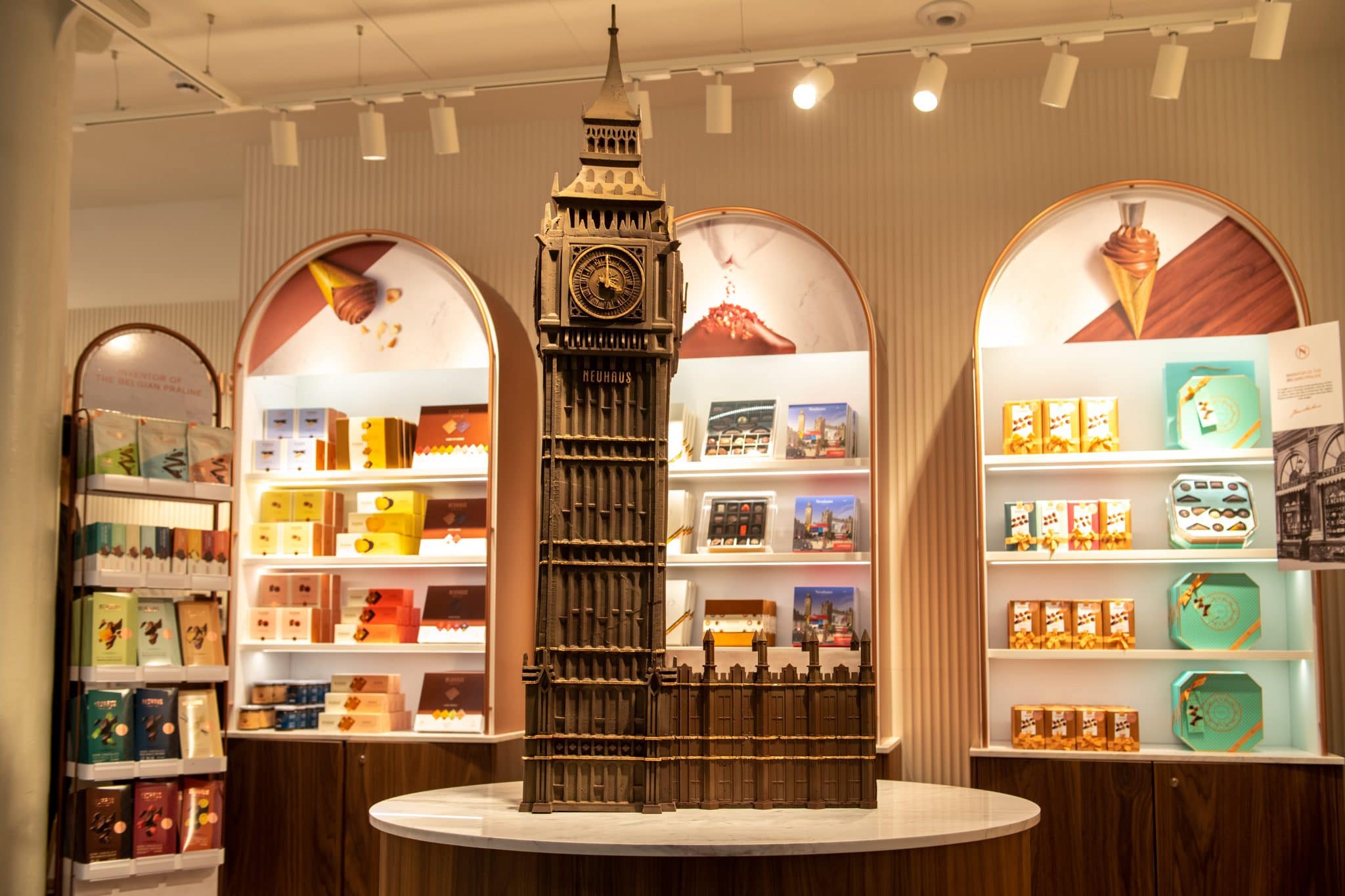 Chocolate Big Ben Has Arrived At St Pancras Station