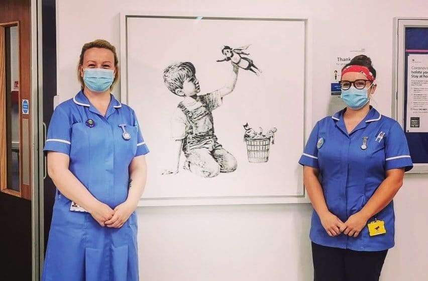 Banksy Has Unveiled A New Artwork Dedicated To NHS Workers