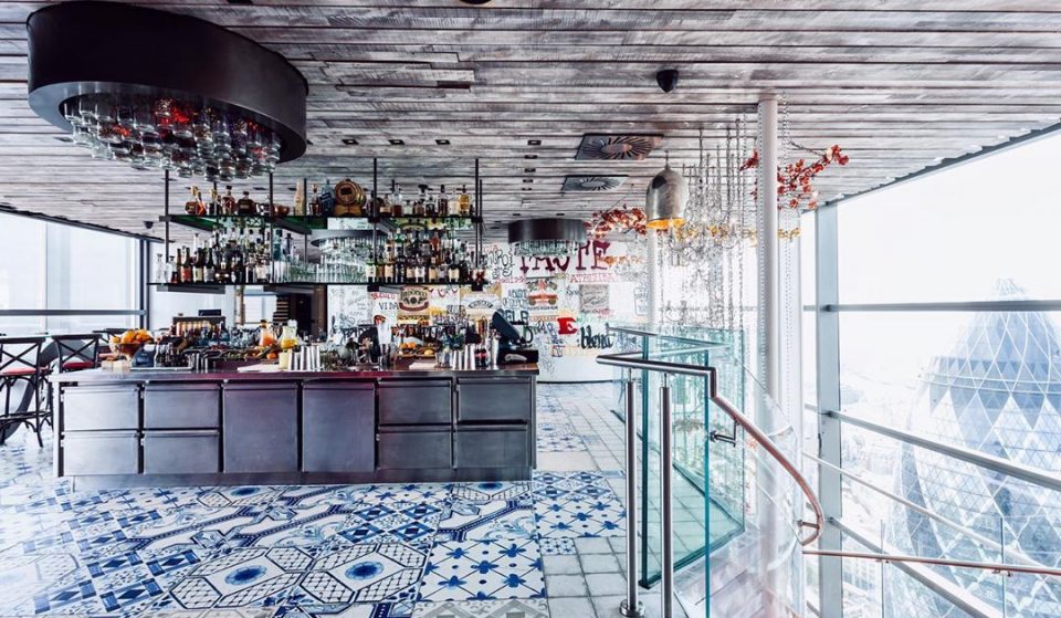 This Spectacular Sky-High Restaurant Now Serves Bottomless Brunch Every Day • Duck & Waffle