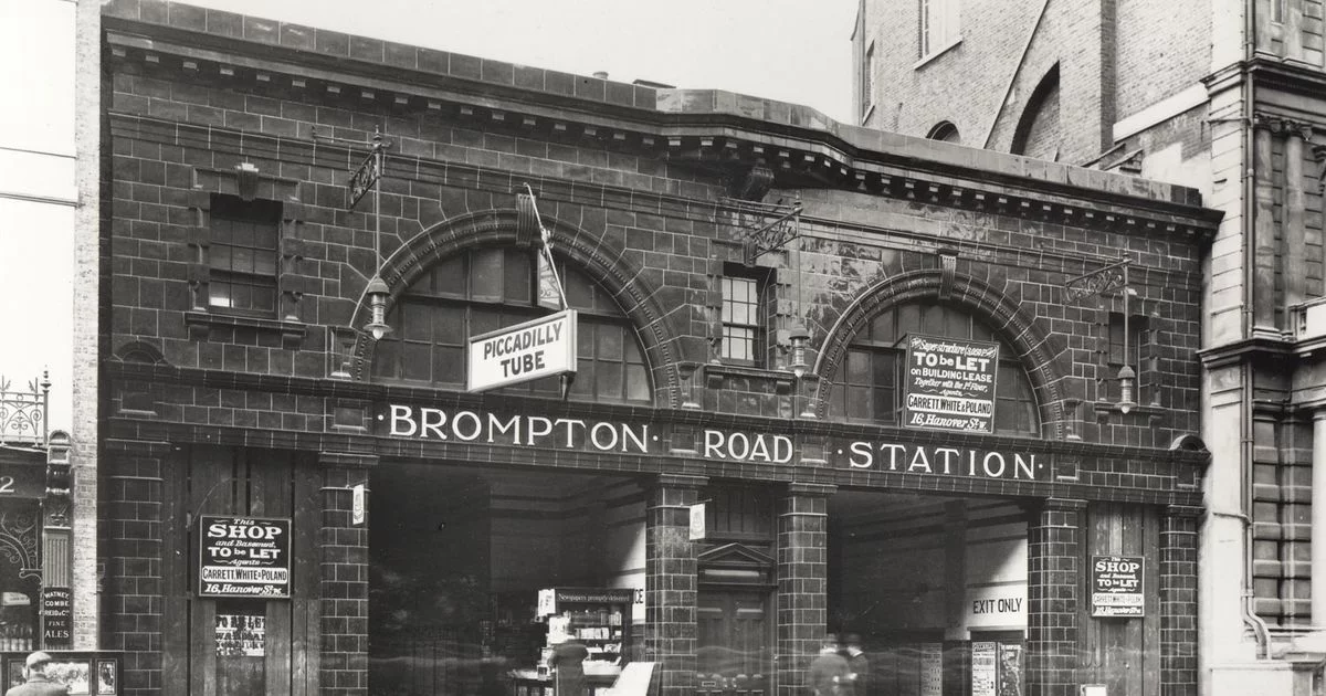 brompton road tube station