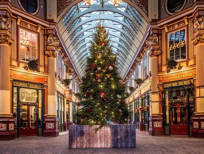 London-Christmas-trees festive