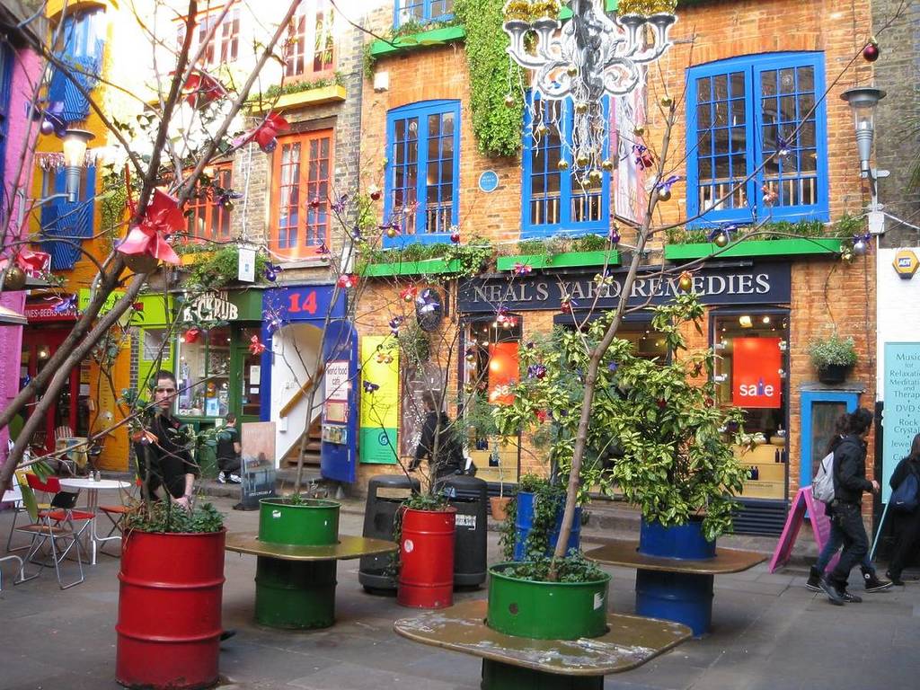 Neal's Yard Is A Colourful Corner Of Covent Garden