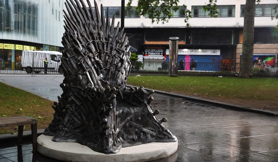 A Statue Of The Iron Throne Has Been Installed In Leicester Square