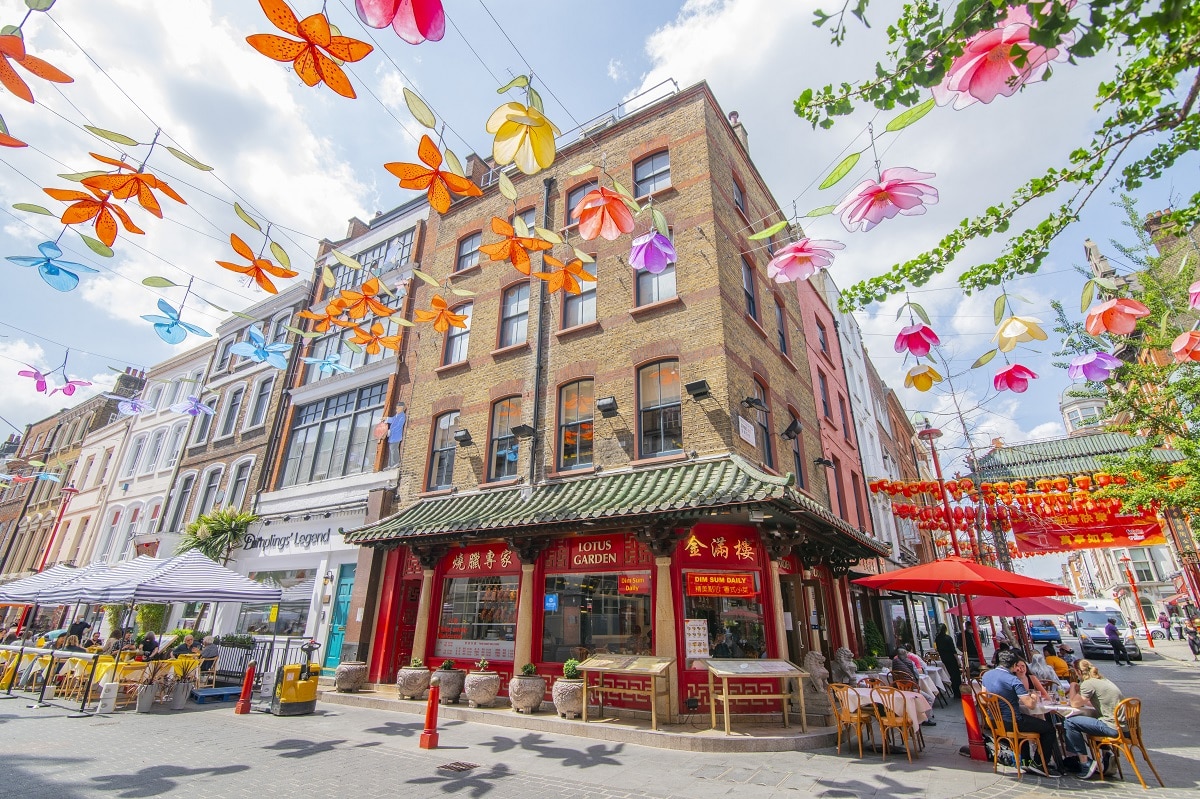 Chinatown Botanical Garden Installation Covers Gerrard St In Flowers