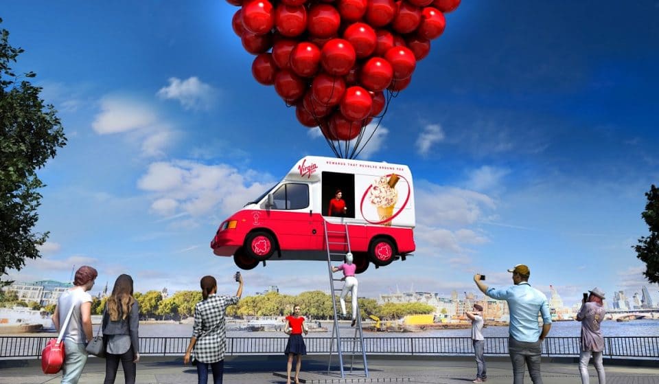A Giant Floating Truck Is Giving Out Free Ice Cream On The South Bank Today