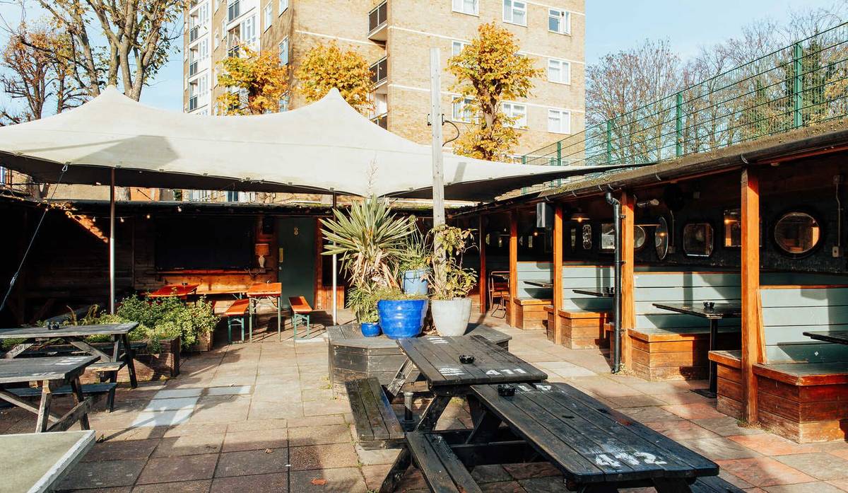 beer garden