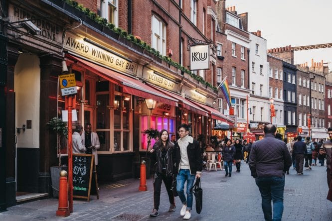 KU Bar in Soho, one of London's best LGBTQ+ bars
