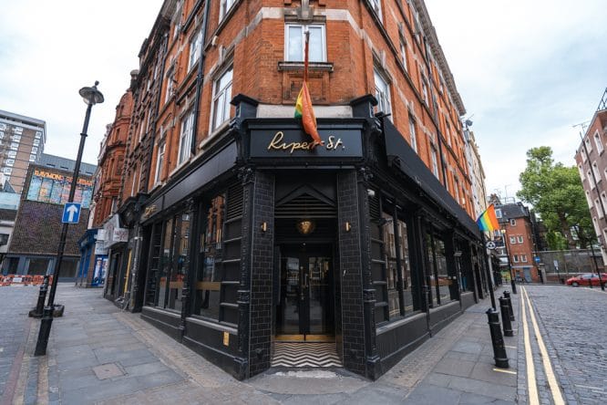 Rupert Street Bar situated on Soho's Rupert Street in London