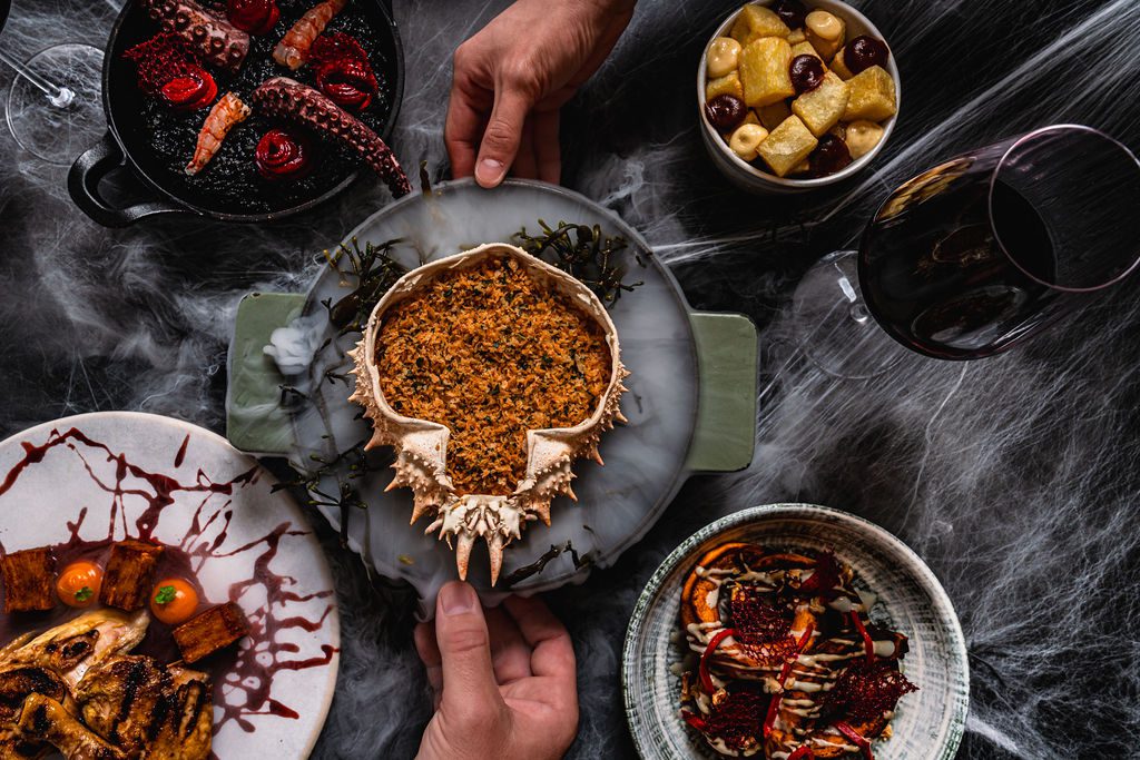 halloween dishes served at joia