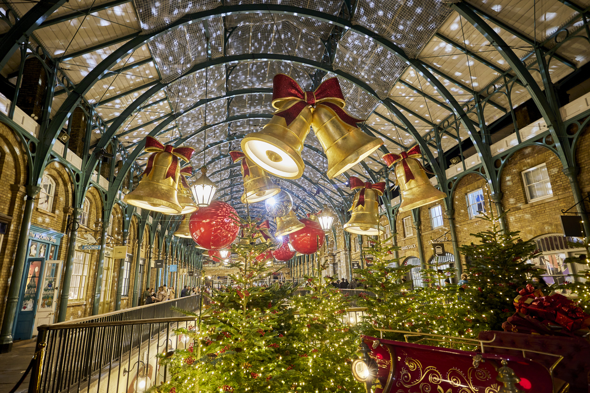 Daily Flurries Of Snow Will Fall Over Covent Garden Once Again