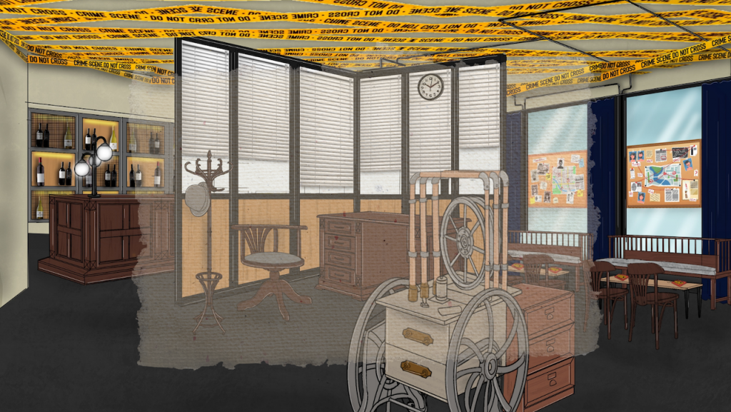 A computer sketch of the new H Division bar