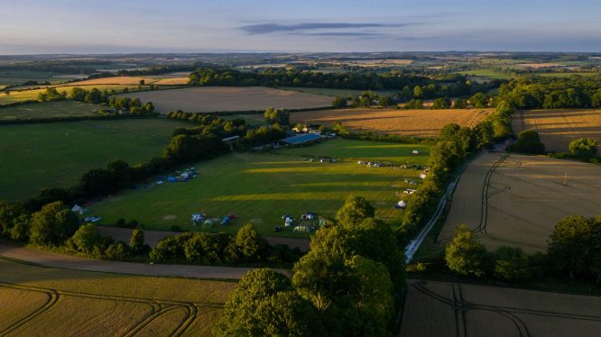 The beautiful, sweeping landscape of Holden Farm in Hampshire