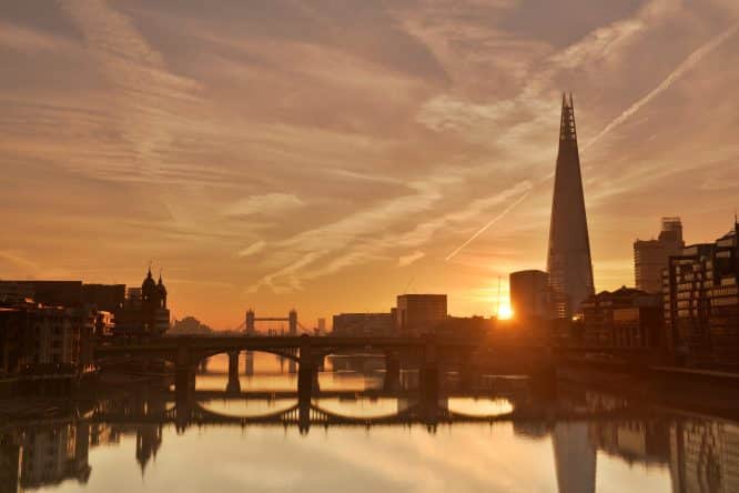 London sunset again