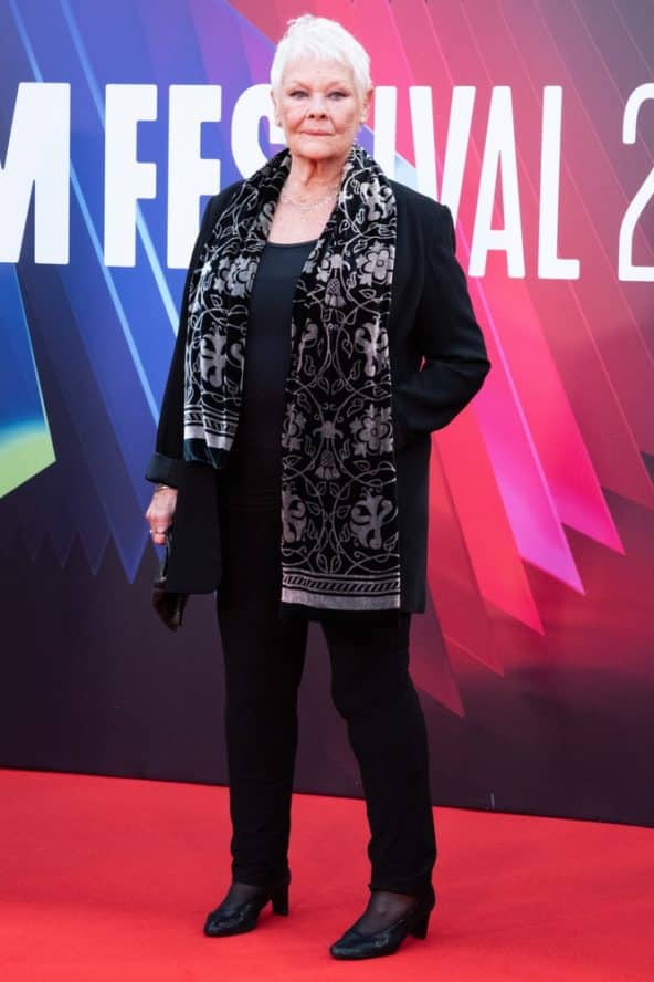 A picture of the screen legend Judi Dench at the BFI – one of the best film festivals in London