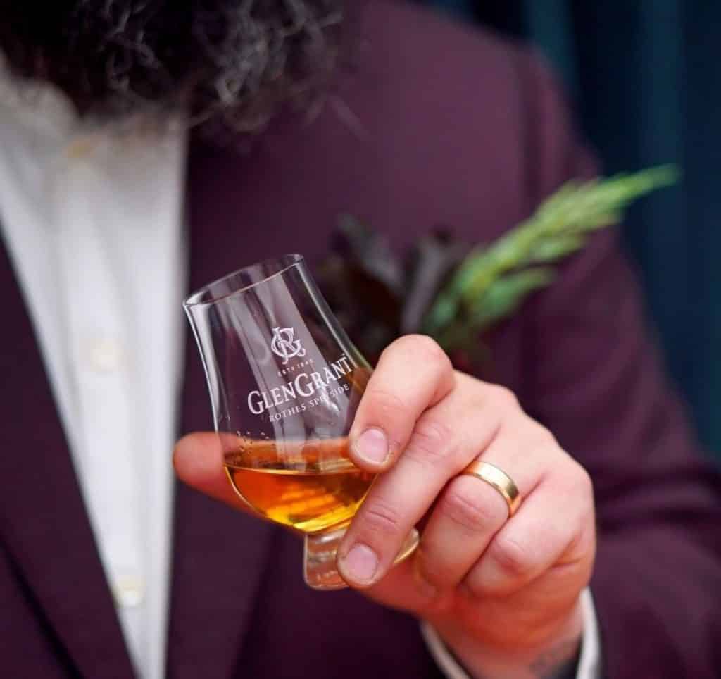 a dram of glen grant whisky