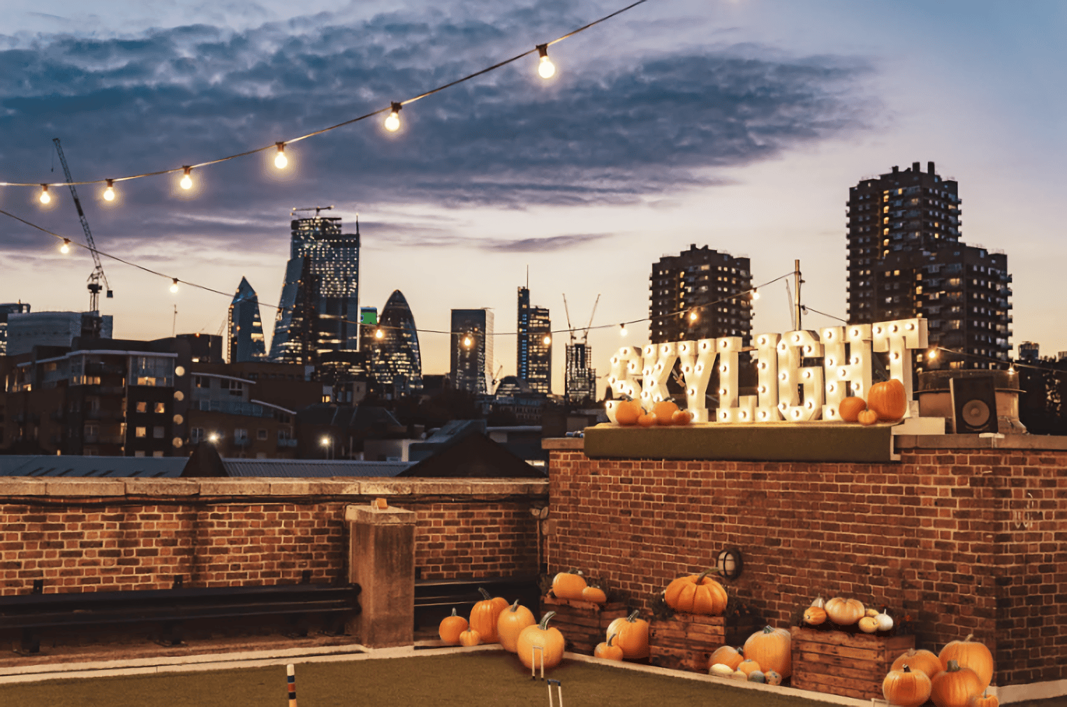 A Rooftop Pumpkin Patch Has Arrived At Skylight For Halloween