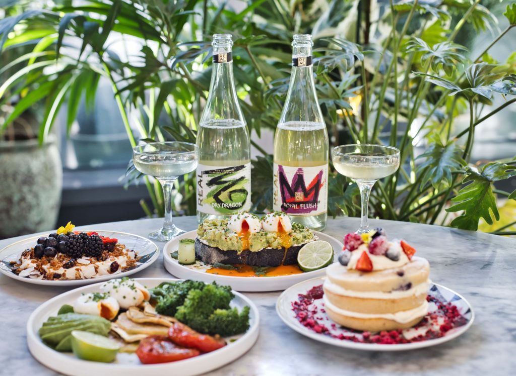 the tea-total bottomless brunch at Daisy Green